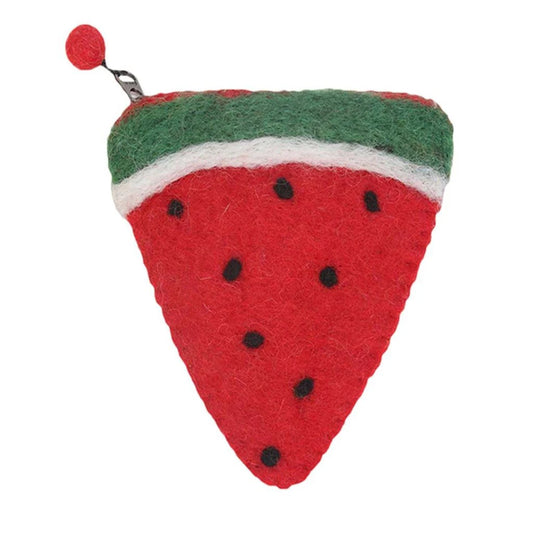 Felt Fruit Coin Purse - Watermelon