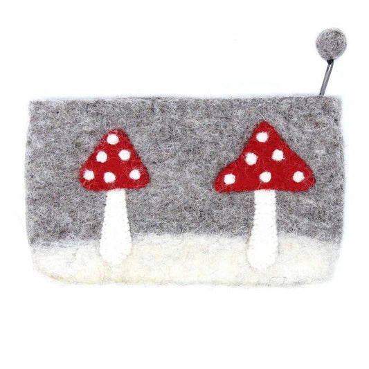 Felt Mushroom Clutch