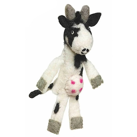 Felt Finger Puppet - Cow