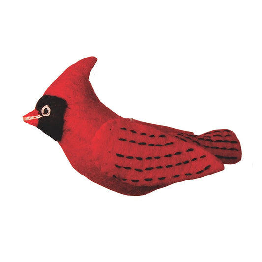 Cardinal Felt Hanging Bird