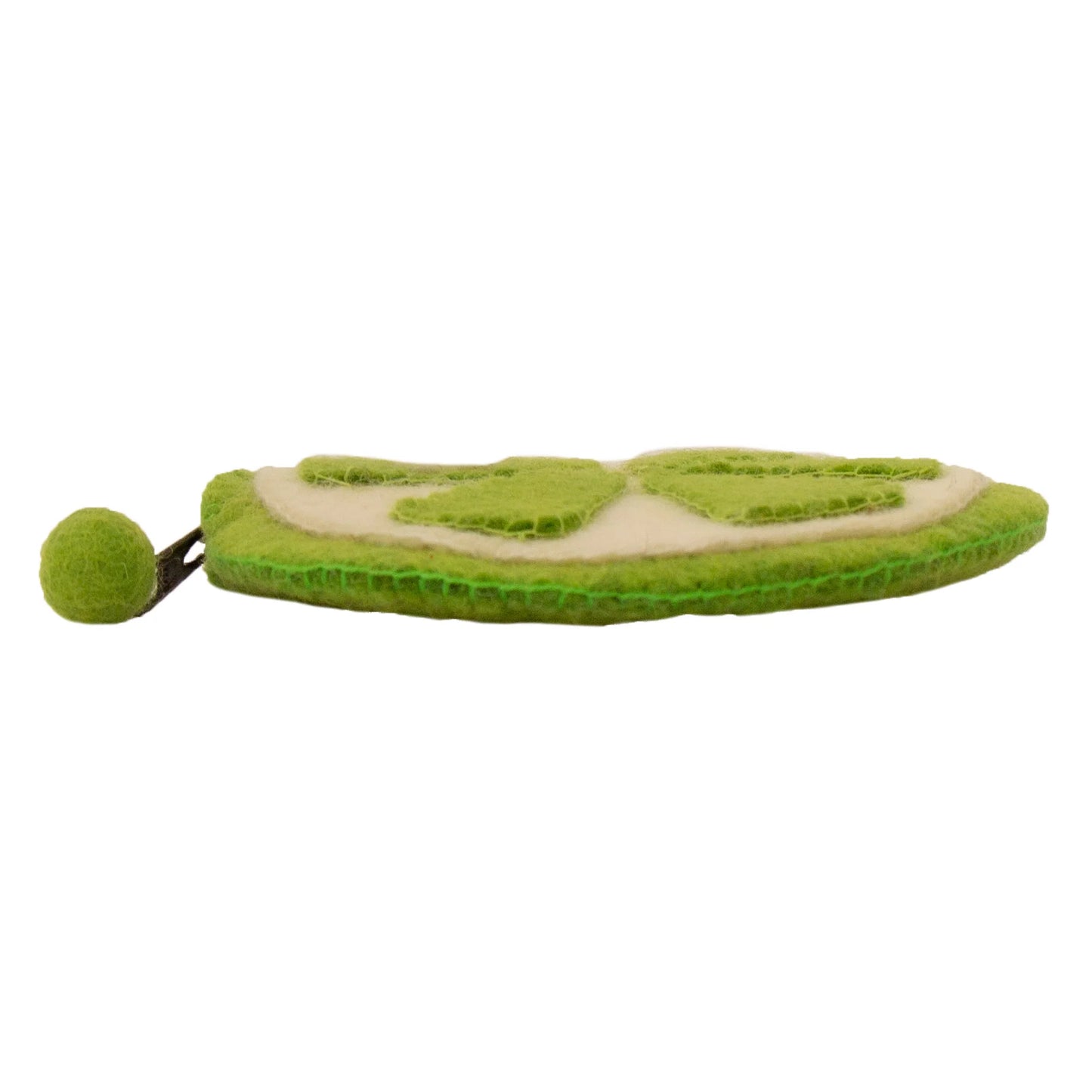 Felt Fruit Coin Purse - Lime