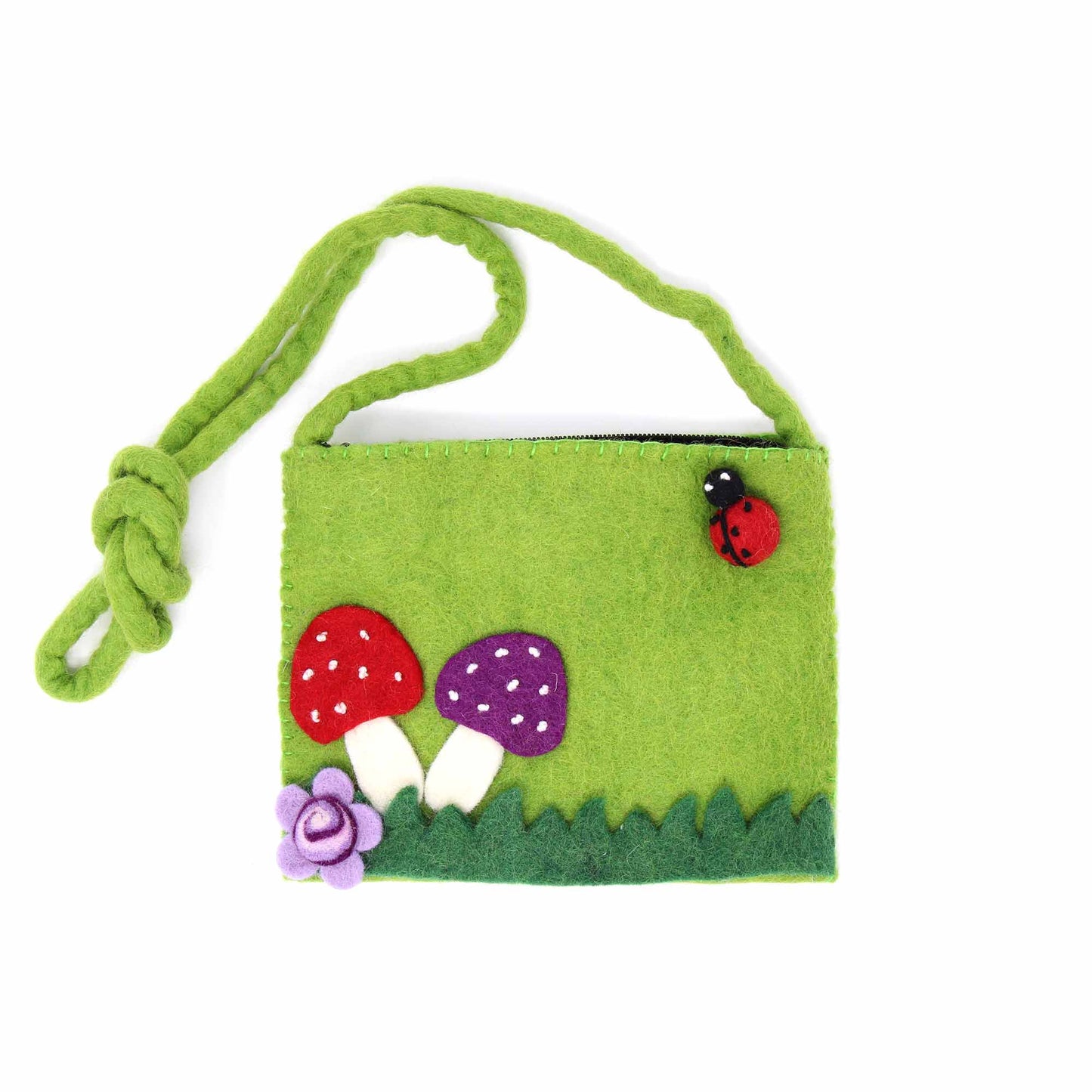 Mushroom Felt Purse