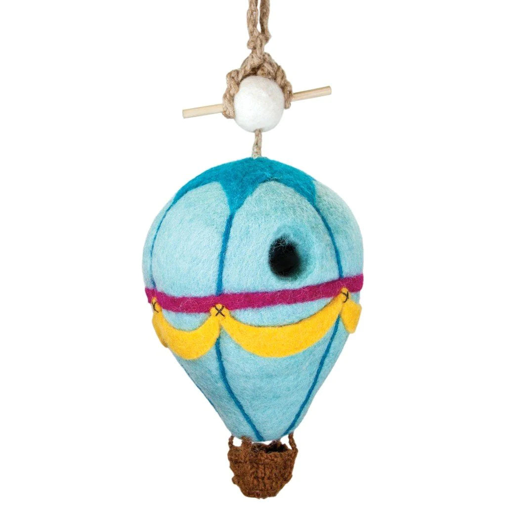 Felt Birdhouse - Hot Air Balloon