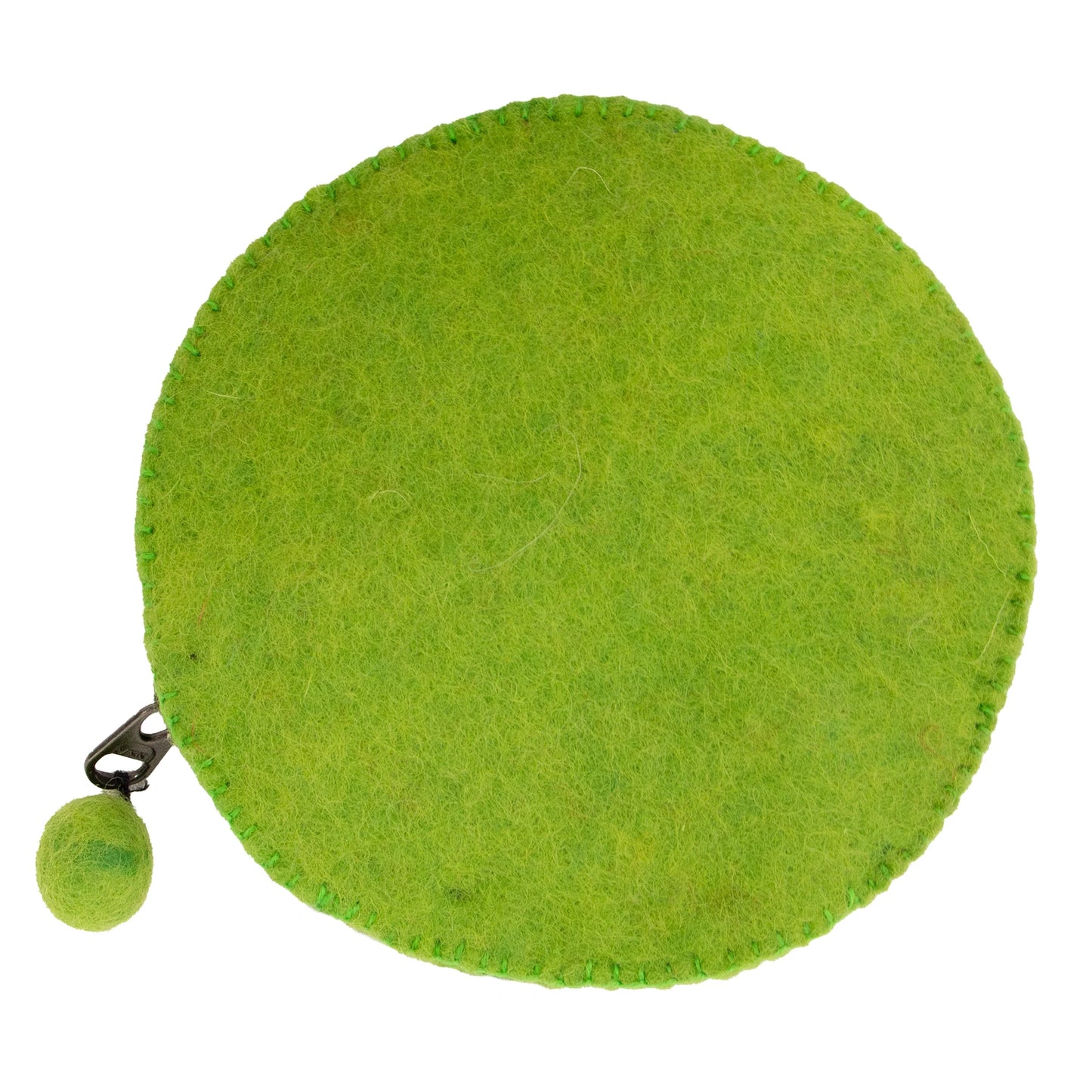 Felt Fruit Coin Purse - Lime