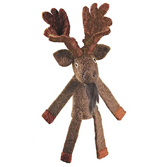 Felt Finger Puppet - Moose